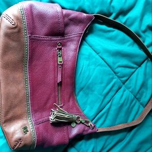 The Sak Maroon Colored Handbag